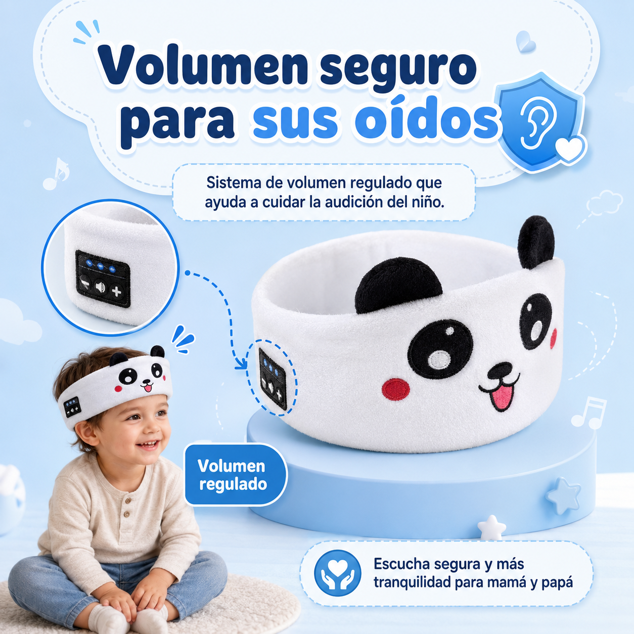 Auriculares Bluetooth para niños